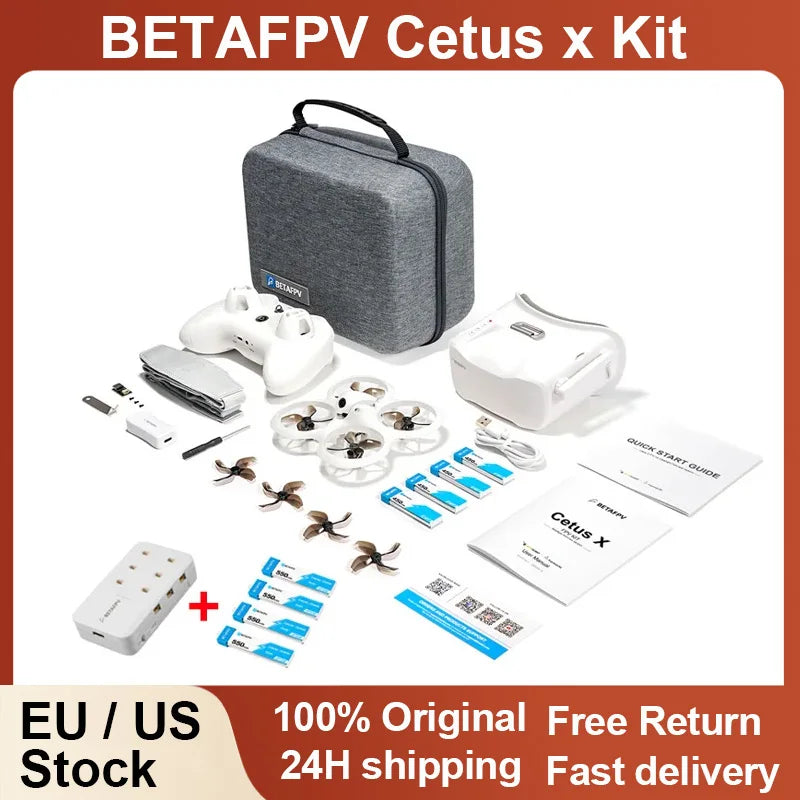 BetaFPV Cetus X FPV Racing Drone Kit With Transmitter And Goggles