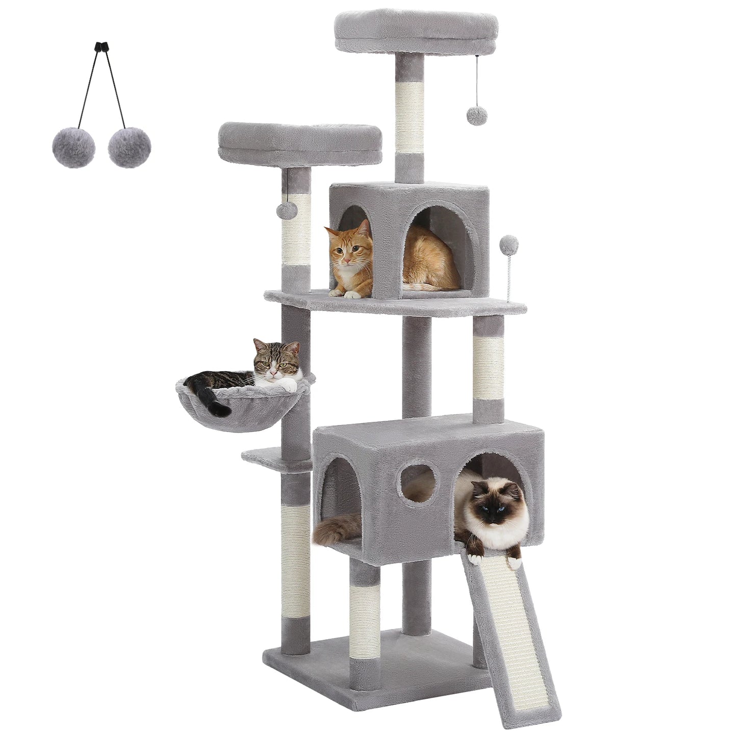 PEQULTICN Large Cat Tree Indoor Multi Level Tower Premium Quality