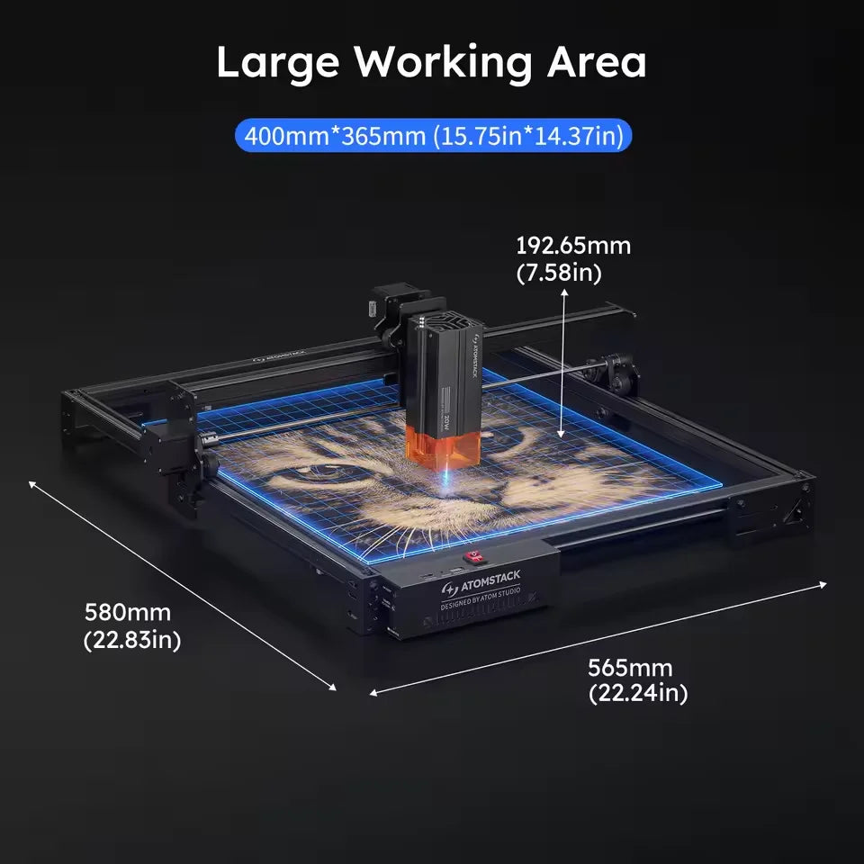 Atomstack A20 Pro V2 20W Desktop Laser Engraving Machine