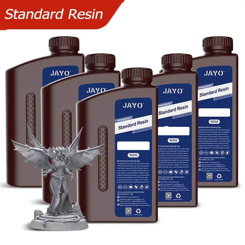 JAYO 5kg Liquid Photopolymer Resin high precision UV Resin apply Photon/Photon S/Photon Mono For LCD 3D Printer Printing Materia