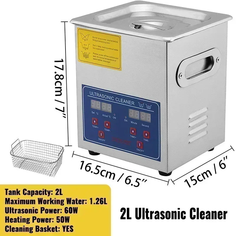 VEVOR Professional Ultrasonic Cleaner for Jewelry, Watches and Metal Tools