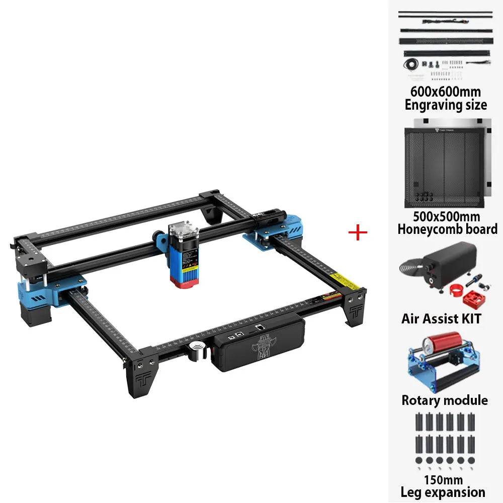 Two Trees TTS55 Laser Engraver Cutter 300x300mm Work Area
