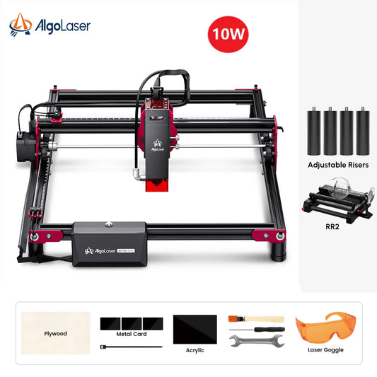 AlgoLaser DIY Kit 10W Laser Engraver For Woodworking Beginners