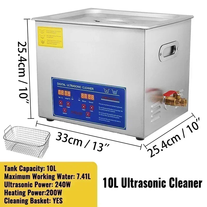 VEVOR Professional Ultrasonic Cleaner for Jewelry, Watches and Metal Tools