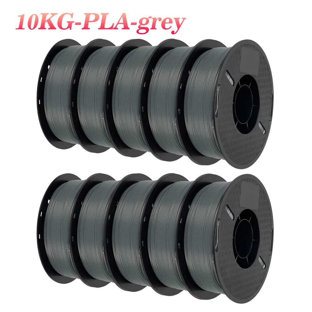 KINGROON 10KG PLA Filament PETG 3D Filament 1.75mm For 3D Printer Filament 10 Rolls/Set Mixed Colors and Materials FDM Printing Fast Ship