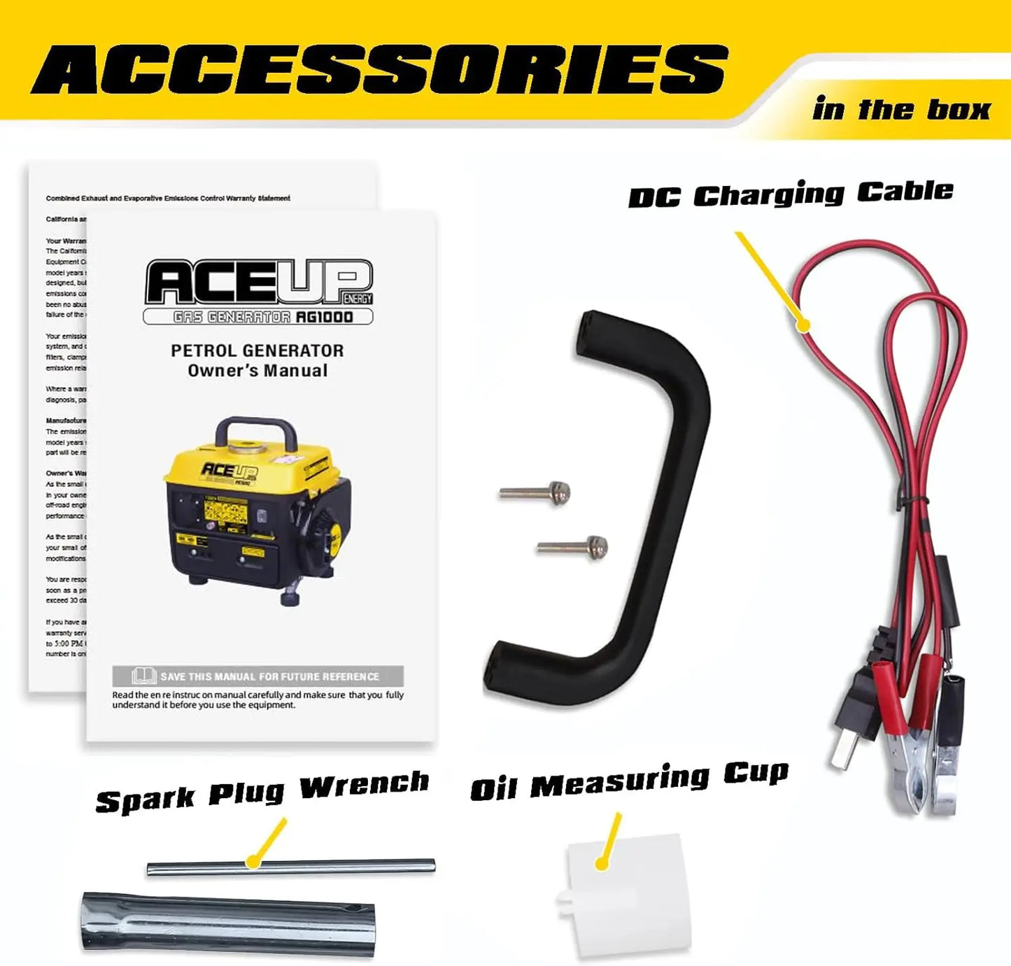 1200W Portable Gas Generator, Lightweight Camping Power, EPA Compliant