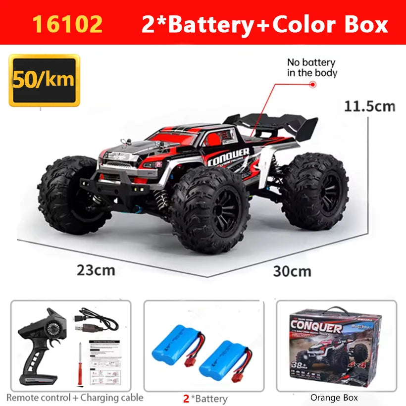 SUCHIYURC 4WD Remote Control Monster Truck With LED Lights
