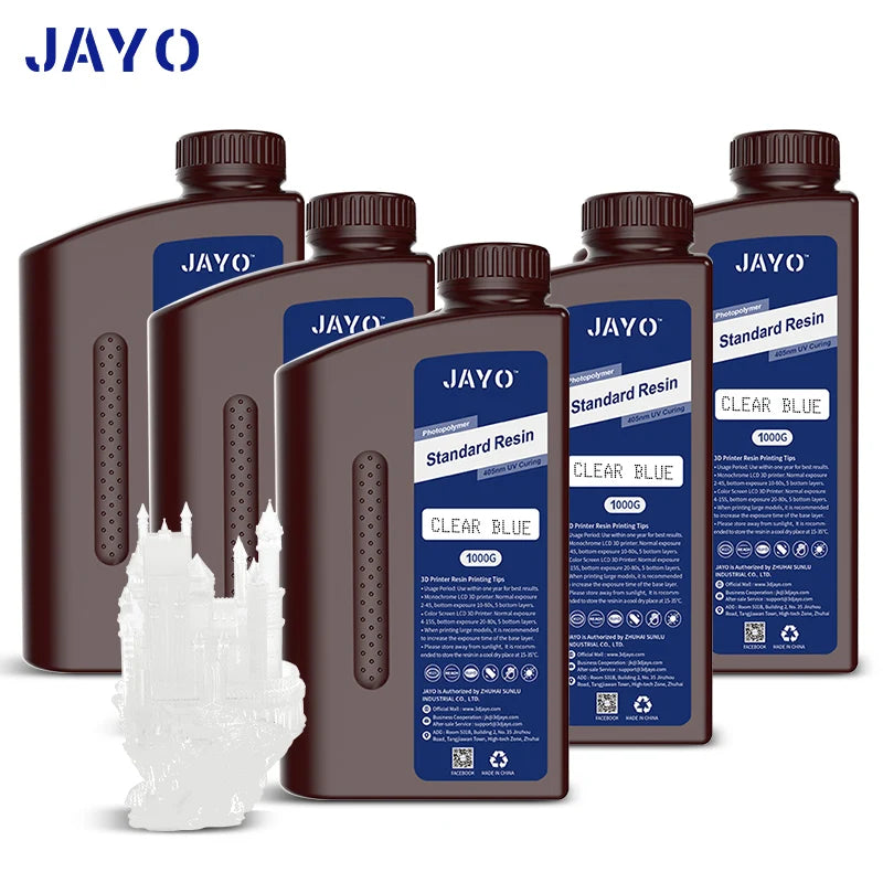 JAYO 5kg Liquid Photopolymer Resin high precision UV Resin apply Photon/Photon S/Photon Mono For LCD 3D Printer Printing Materia