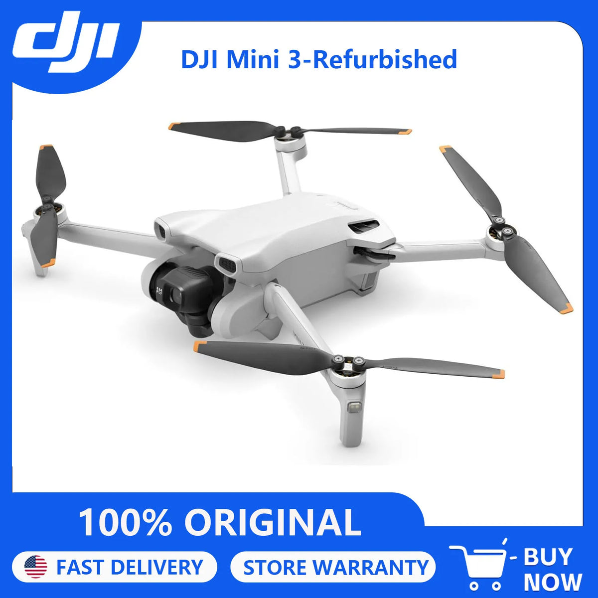 DJI Mini 3 4K Camera Drone With Advanced Flight Capabilities