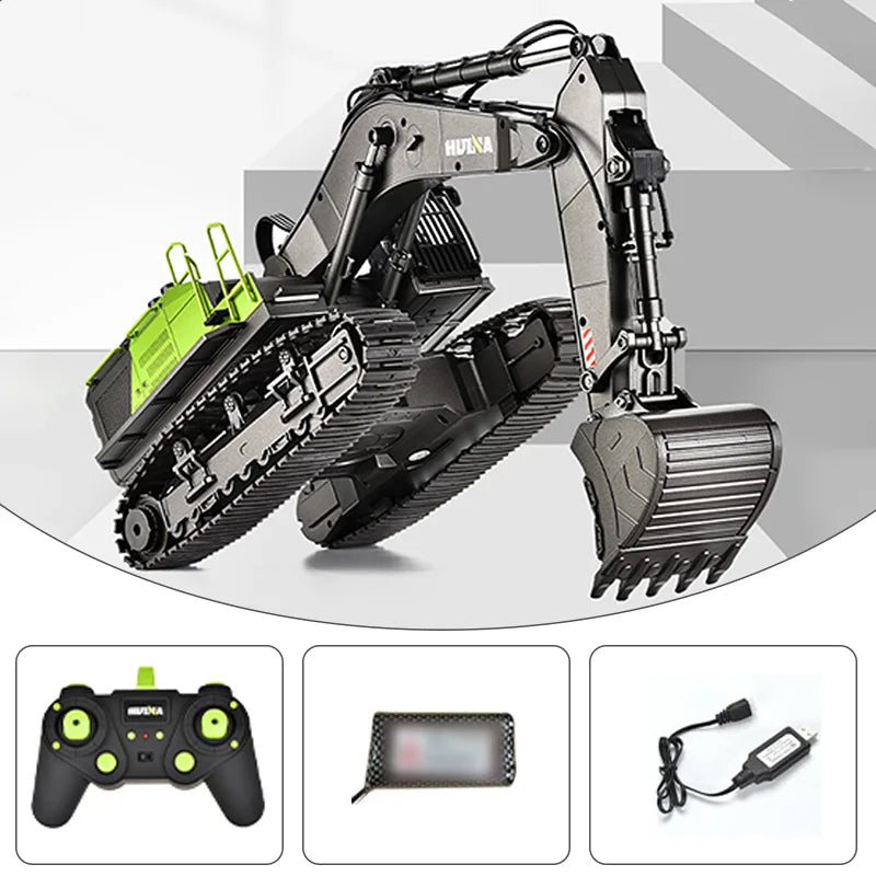 Huina RC Excavator Remote Control Construction Digger Toy