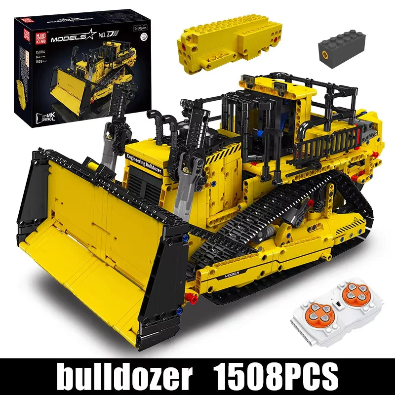 Mould King D11 Bulldozer App RC Building Block Construction Set