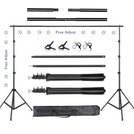 SH Studio Backdrop Stand Telescopic Background Support System Carry Bag