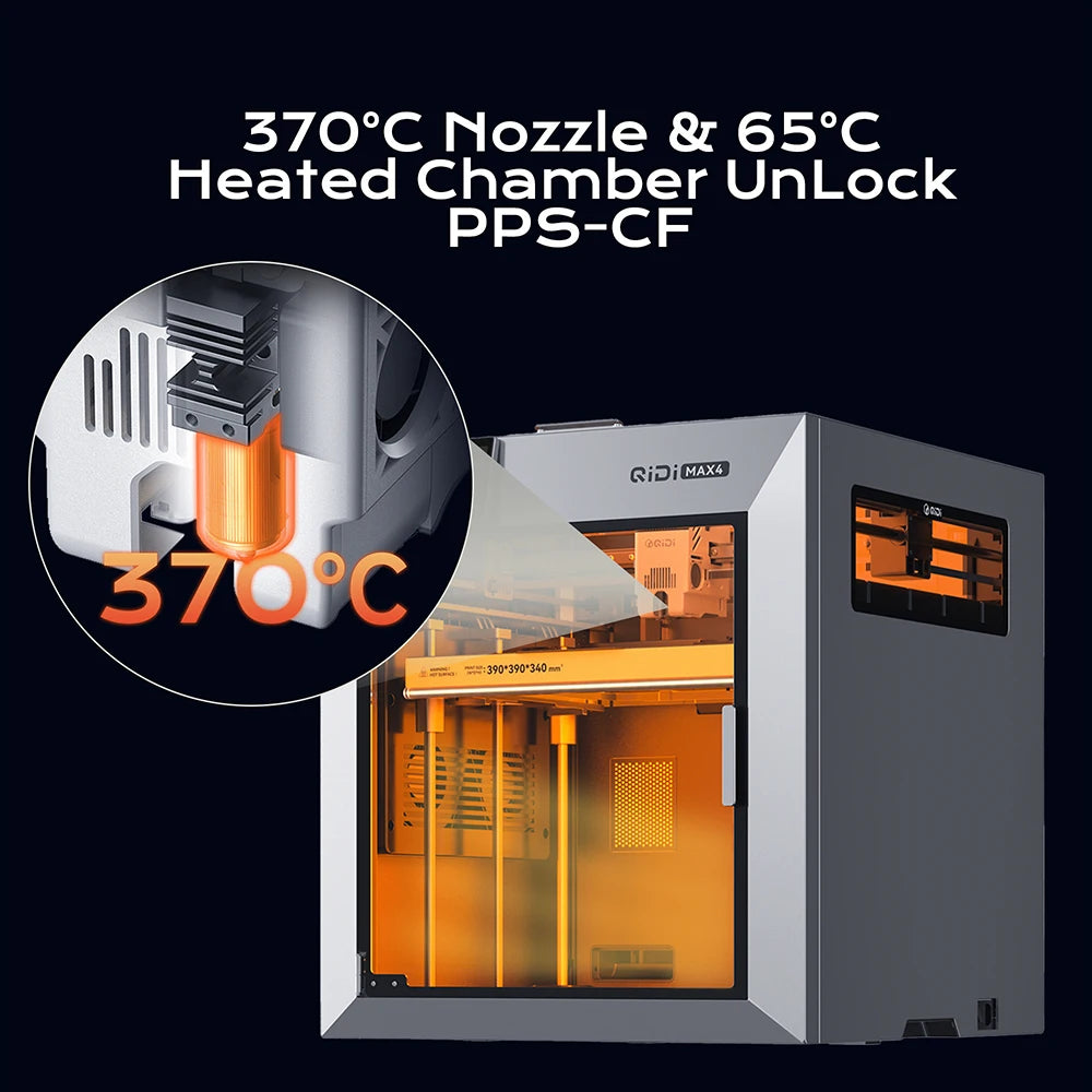 QIDI MAX4 CoreXY 3D Printer Industrial High Speed Enclosed Chamber