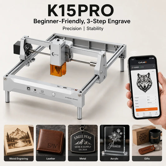 Carverall 12W Laser Engraver And Cutter For Wood And Leather