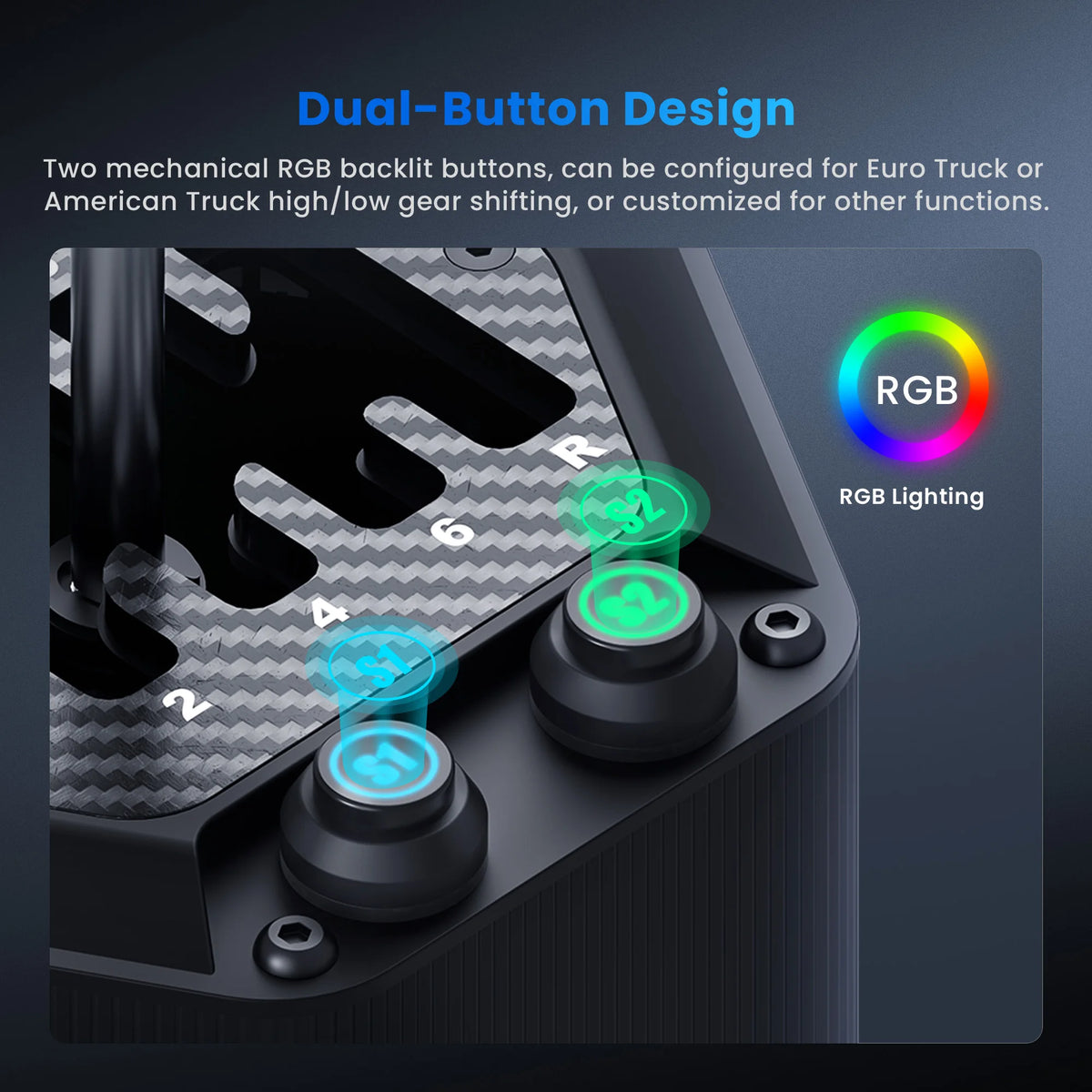 Simsonn HS Pro Dual Mode Simulation Racing Shifter