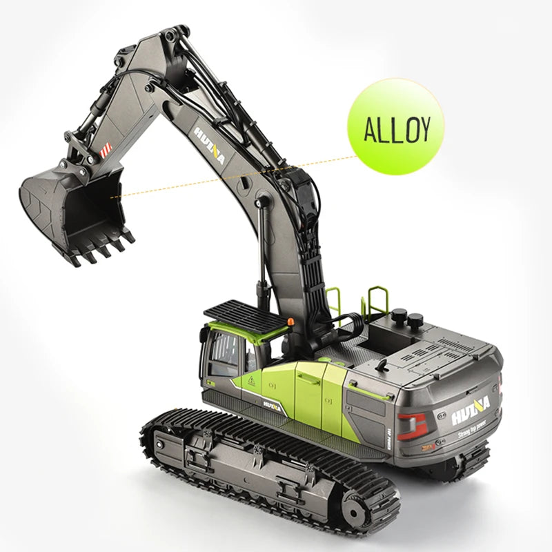 Huina RC Excavator Remote Control Construction Digger Toy