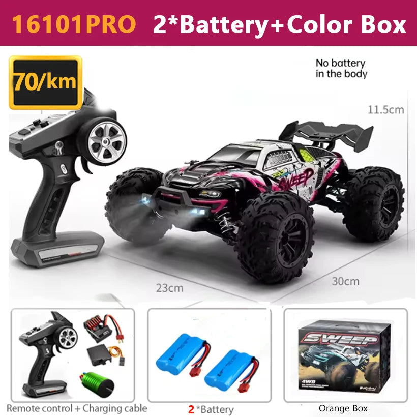 SUCHIYURC 4WD Remote Control Monster Truck With LED Lights
