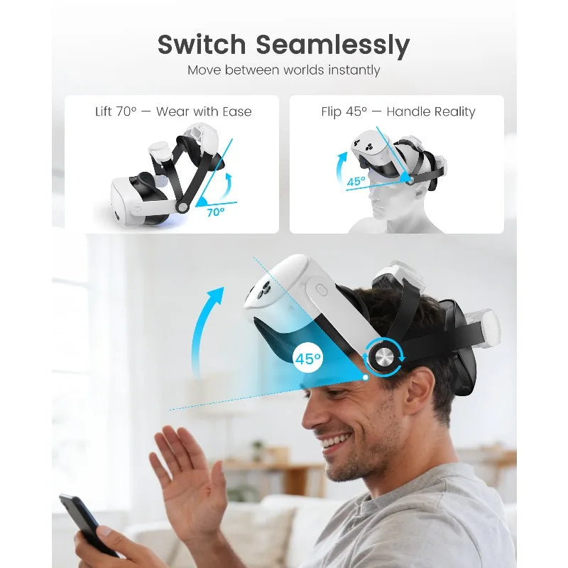Adjustable Precision Head Strap Compatible With Meta Quest
