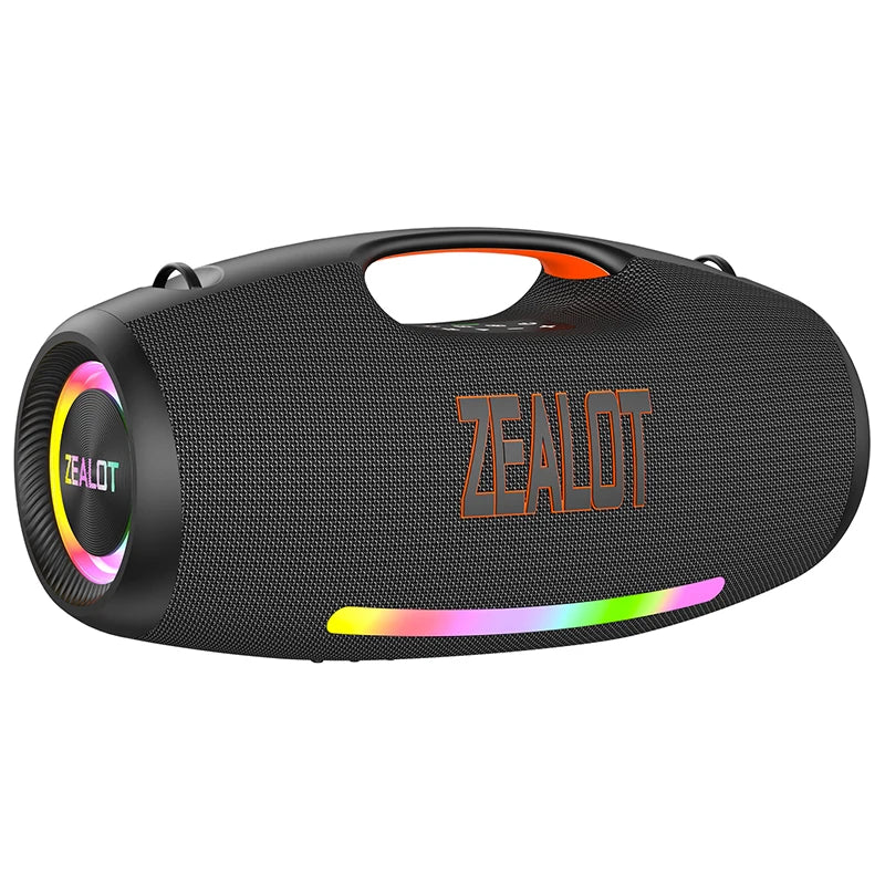 ZEALOT-S89 Portable Bluetooth Speaker 400W,Powerful Subwoofer, Outdoor Waterproof Speaker, Party Wireless Speaker, 20-Hour Playtime, LED Lights
