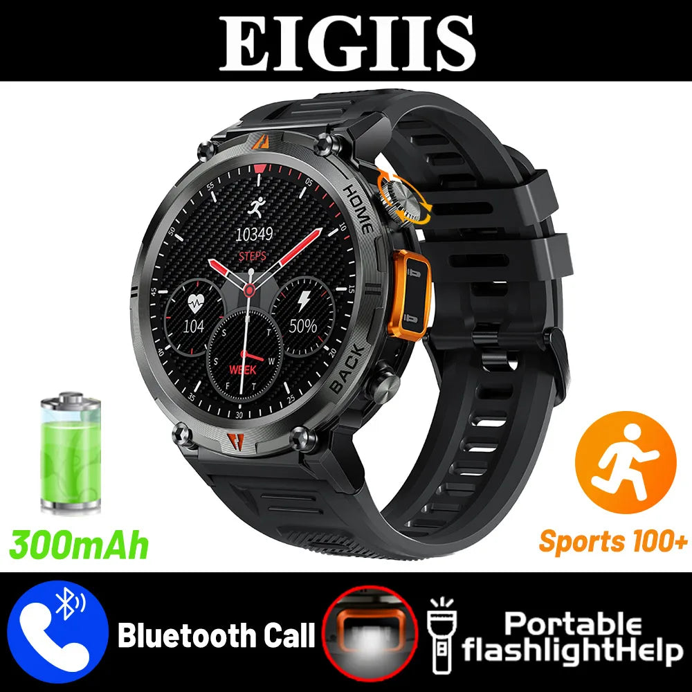 Eigiiis Ke3 Bluetooth Call Smartwatch With Heart Rate Tracking