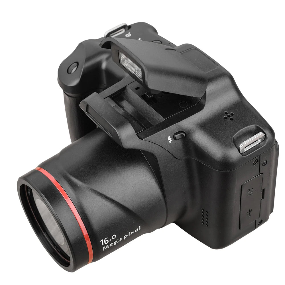 1080P 16MP Digital Camera 16X Zoom Camcorder with 2.4 Inch LCD Screen Vlogging Camera for Photography and Video