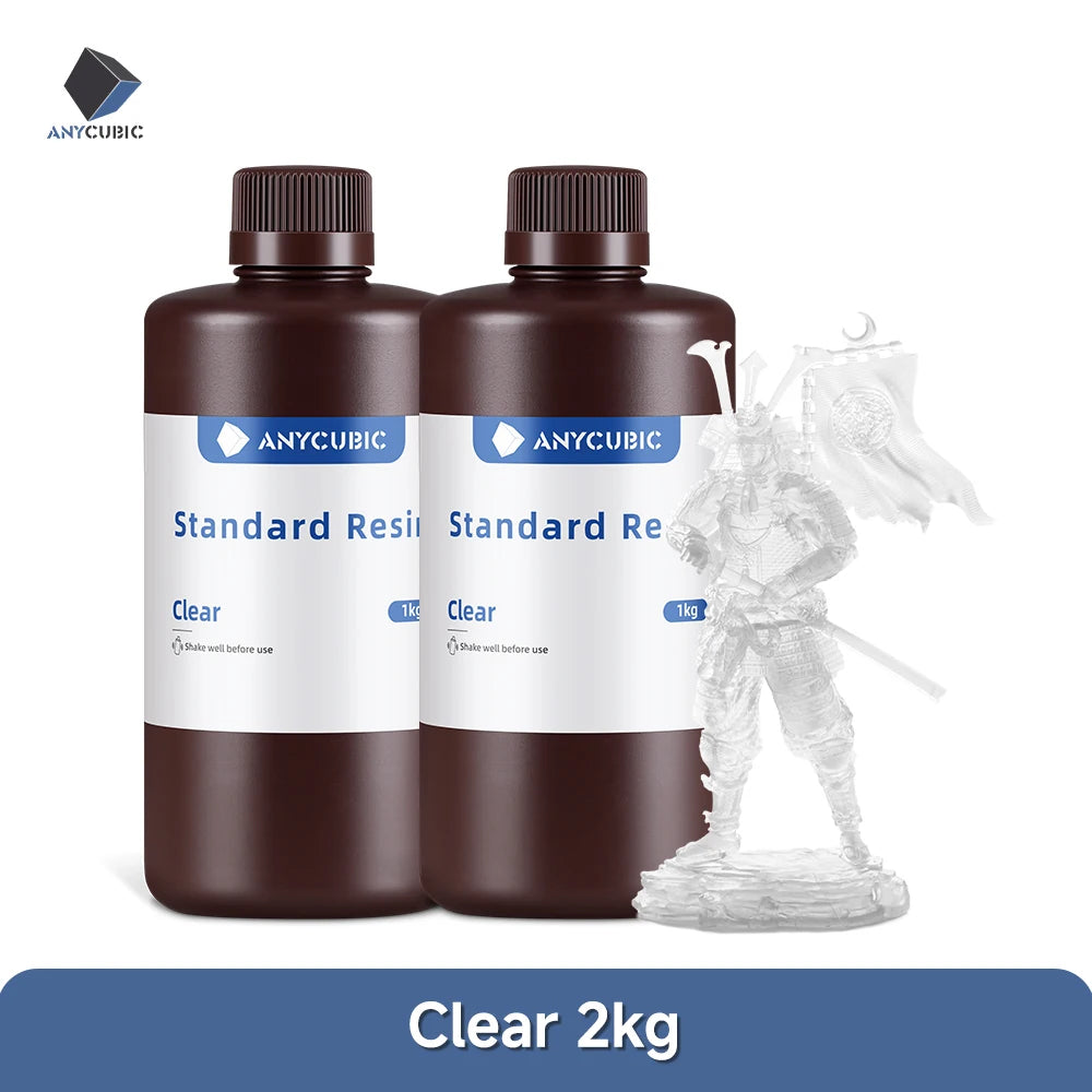 Anycubic Standard 405nm UV Photopolymer Resin for LCD 3D Printers