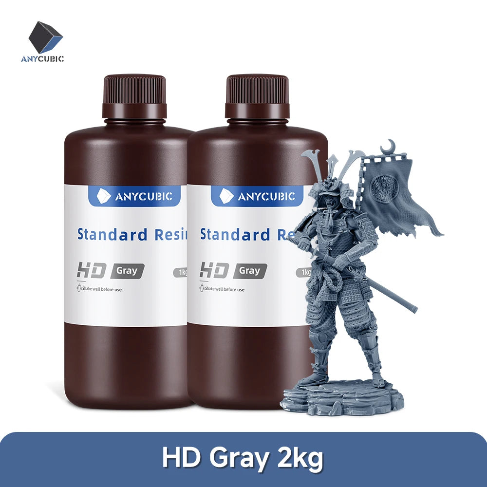 Anycubic 405nm UV Photopolymer Resin for LCD 3D Printers