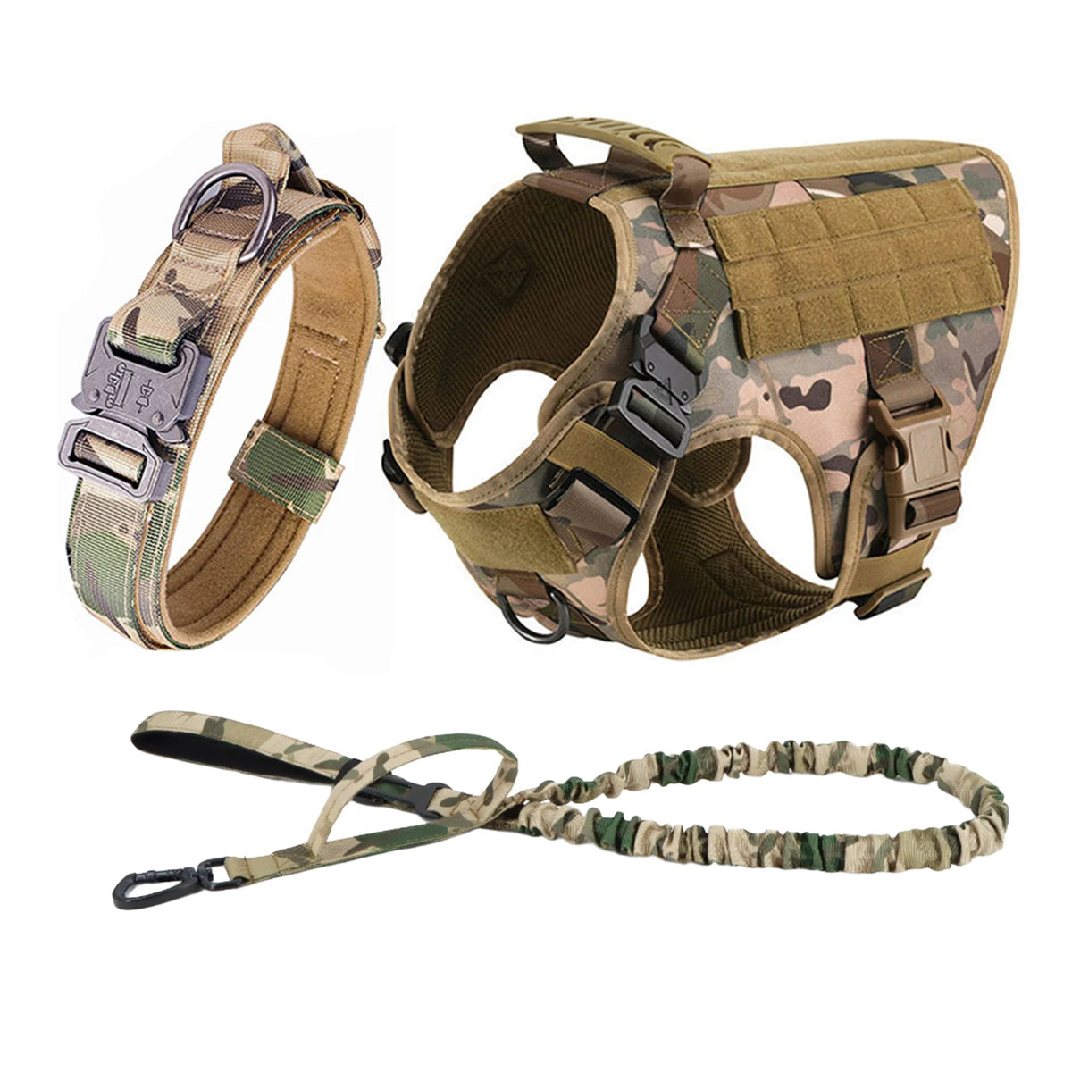 Petavel Tactical Padded Dog Harness With Quick Release Buckle
