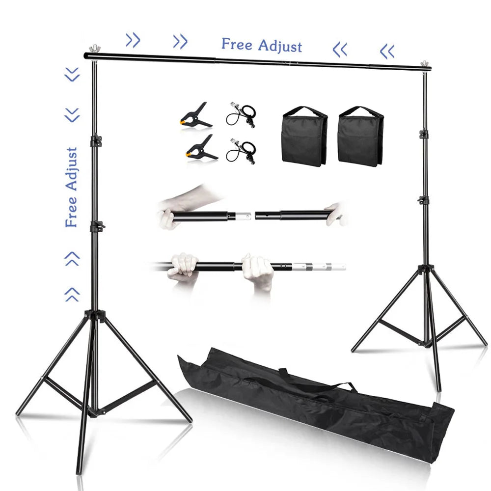 SH Background Stand For Studio Photography And Video Backdrop