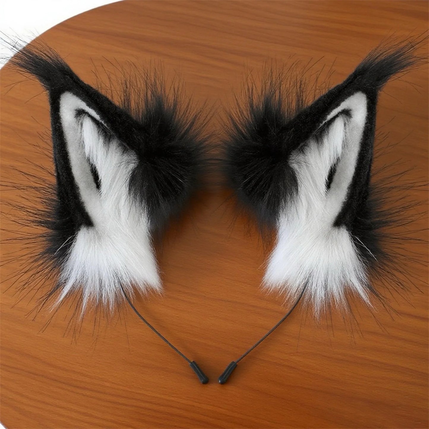 HiriginCN Fox Ear Hair Band Faux Fur Costume Headband