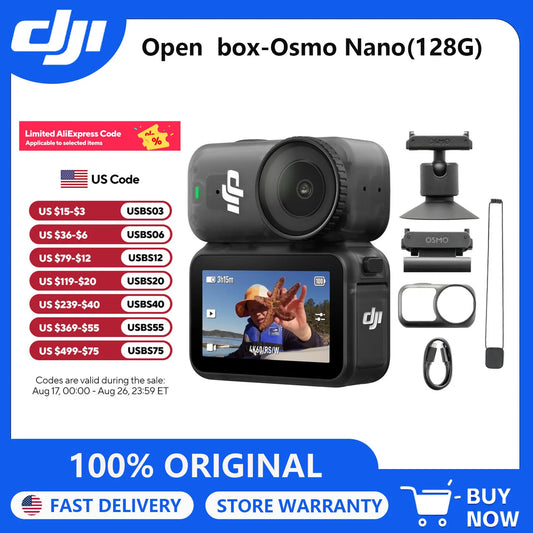 DJI Osmo Nano 4K Magnetic Vlogging Camera POV Sports Cam