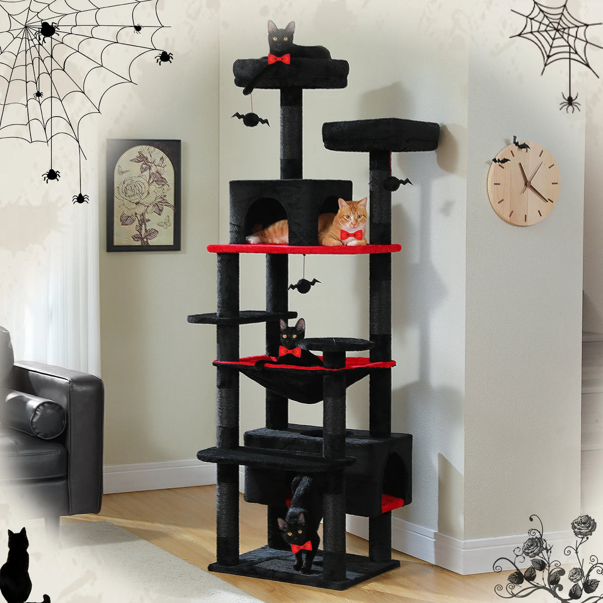 PAWZ Road Cat Tree With Sisal Scratching Posts And Condos