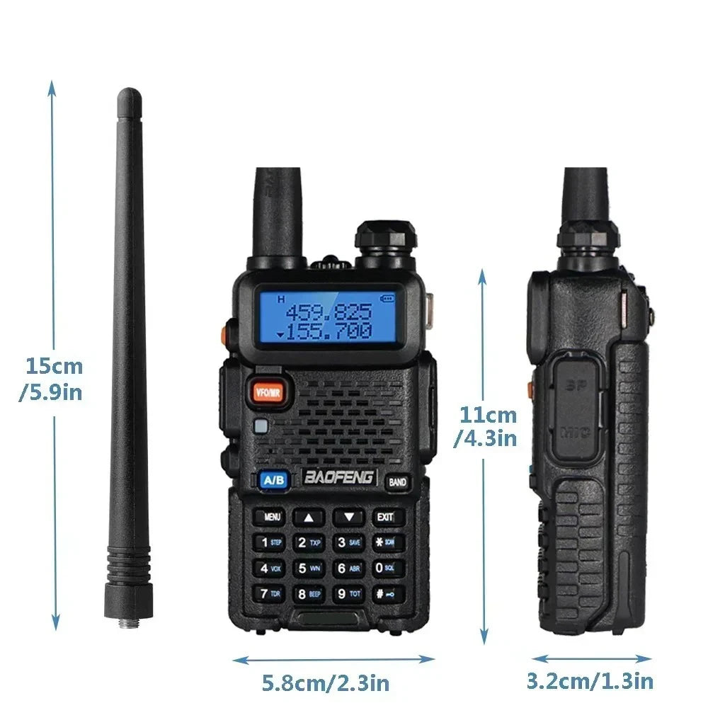 Baofeng Dual Band Handheld Two Way Radio High Power Transceiver