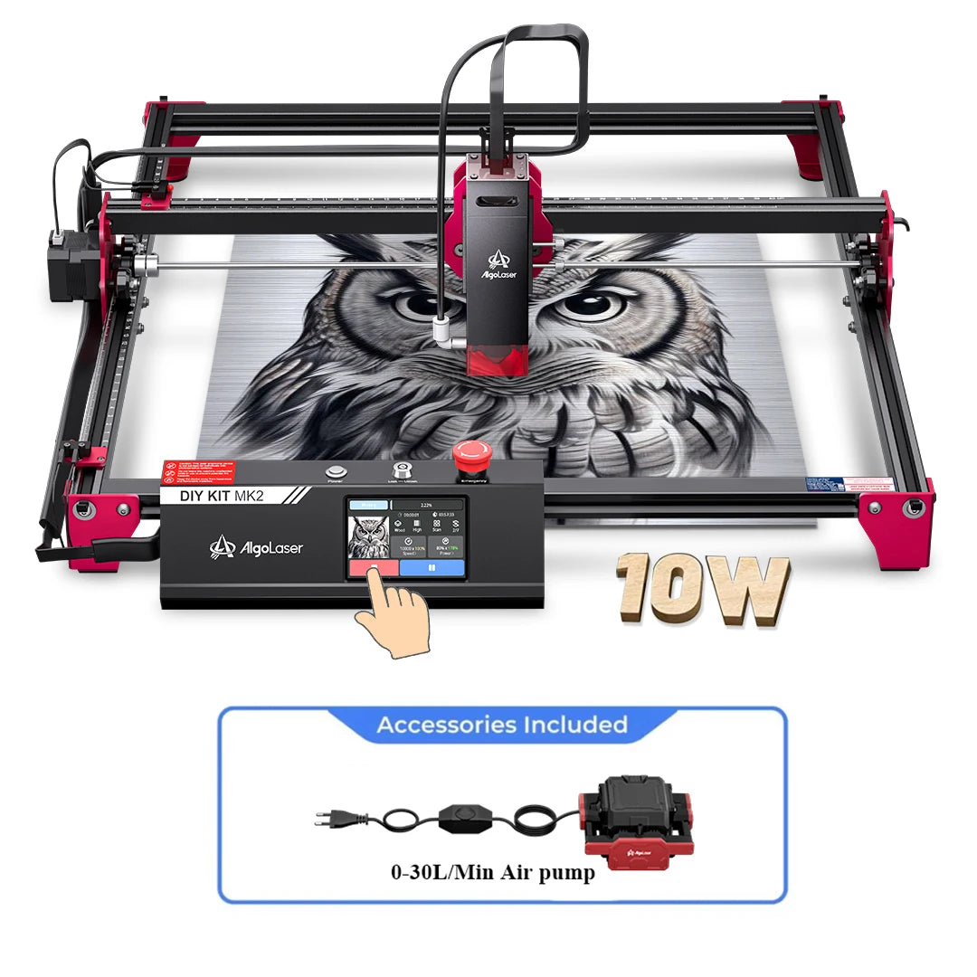 AlgoLaserCNC CNC Laser Cutter Engraver With WiFi And Offline PWM