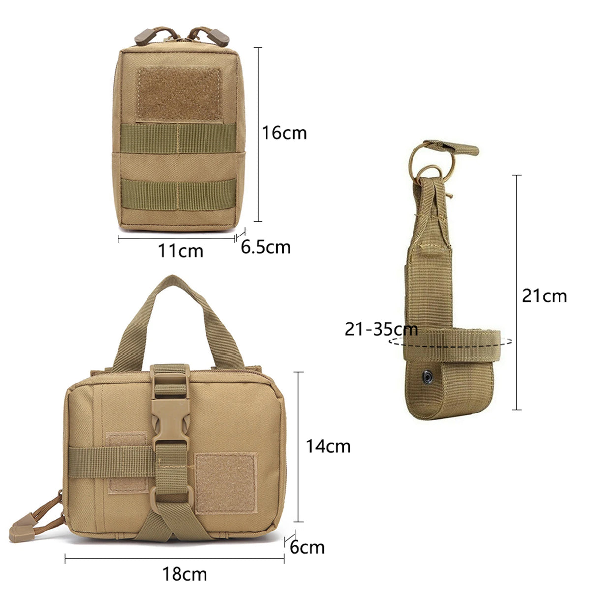 PetraVel Tactical Dog Harness Vest With Molle Pouches