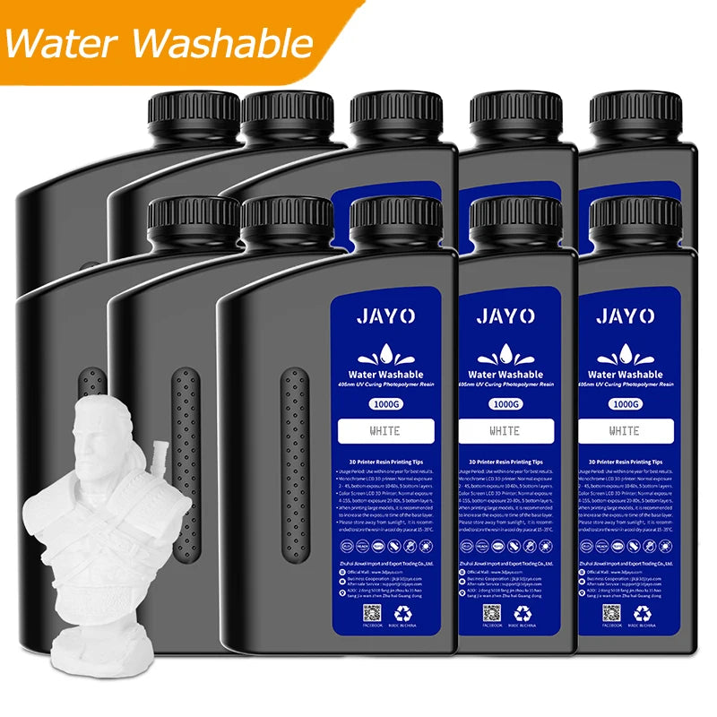 JAYO 3D Printer Standard/ABS-Like/PA Like 10KG 405nm Liquid Rapid UV Curing For LCD Photopolymer Resin 3D Printing Material