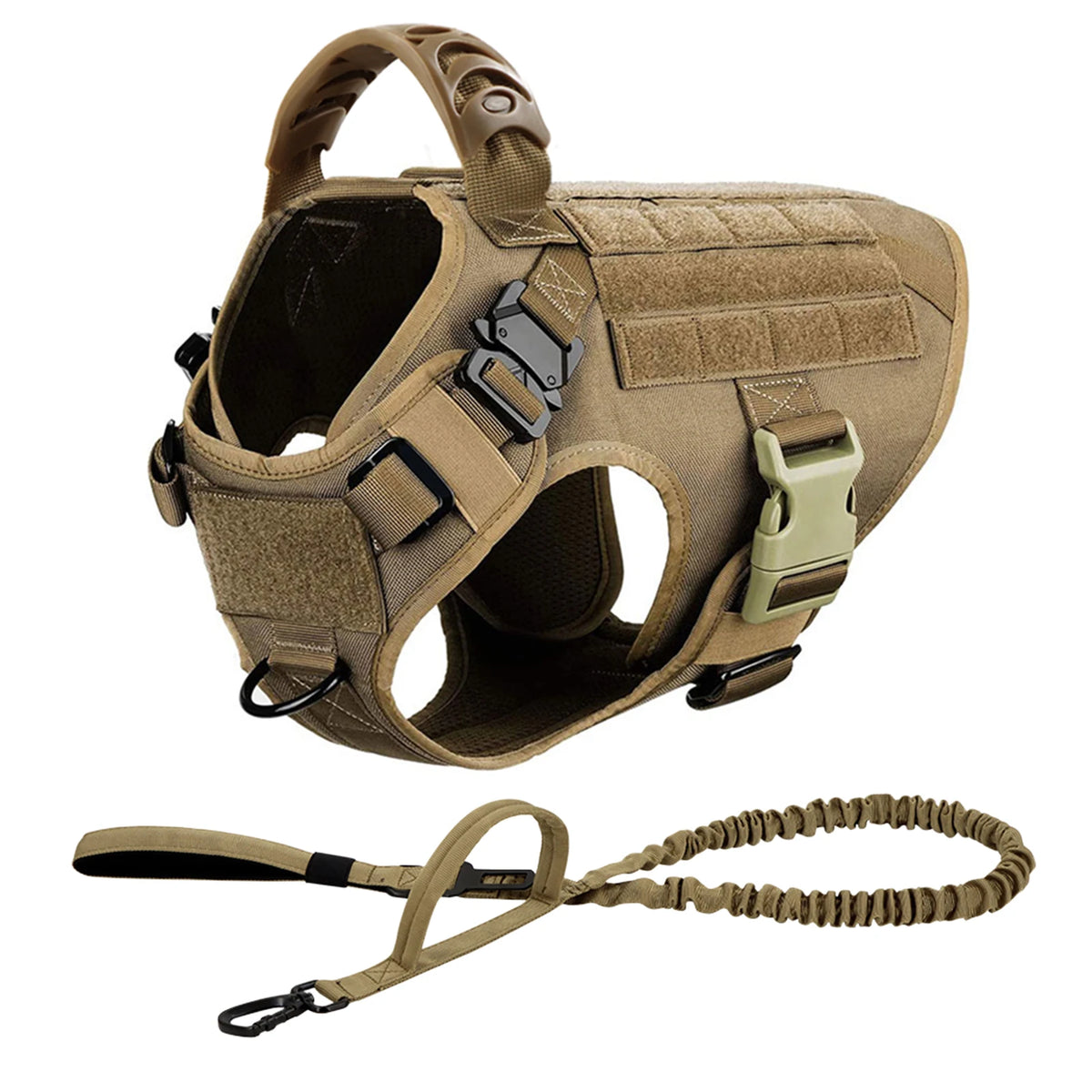 Patrel Padded Nylon Dog Harness And Leash Set For Walking