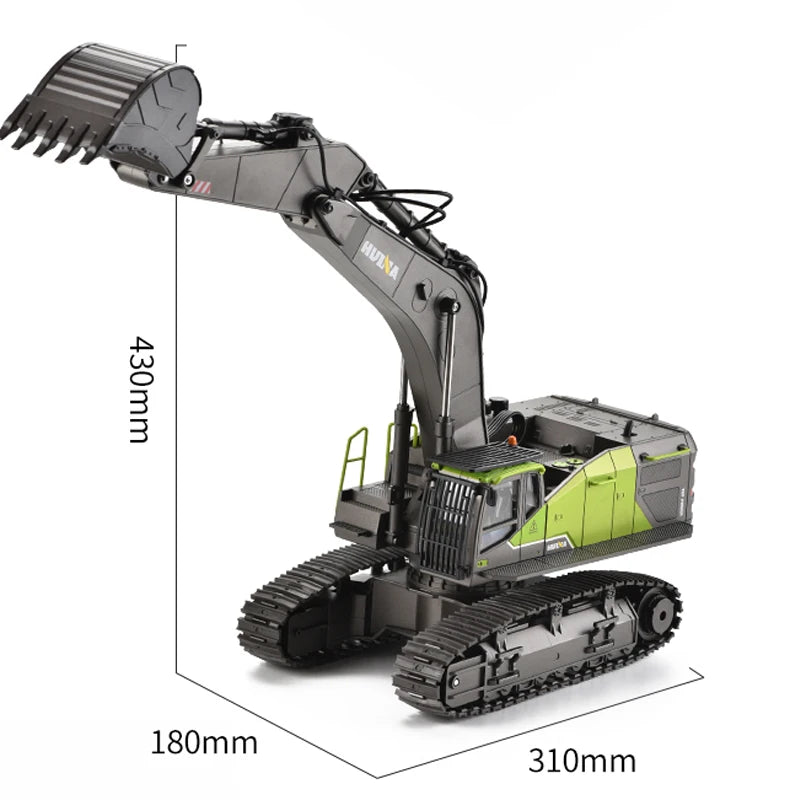 Huina 1593 RC Hydraulic Excavator Working Digger Toy Model