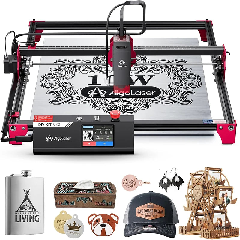 AlgoLaserCNC CNC Laser Cutter Engraver With WiFi And Offline PWM